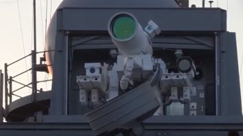 Watch The Navy’s Laser Weapons System Obliterate Boats And Drones