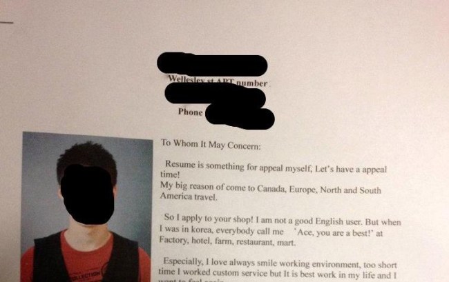 Awful resume 2