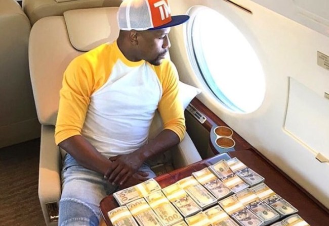 Floyd Mayweather Money Check Conor McGregor Fight
