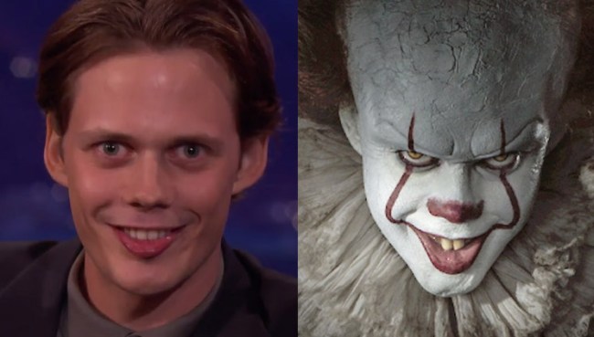 Bill Skarsgard Pennywise smile it movie conan