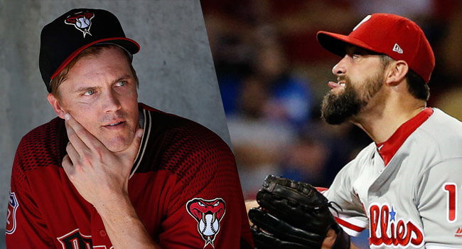 pat neshek zach greinke autograph