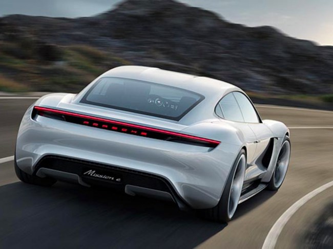 porsche mission e car pics