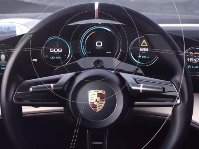 porsche mission e car pics