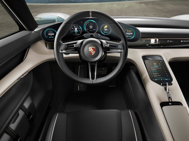 porsche mission e car pics