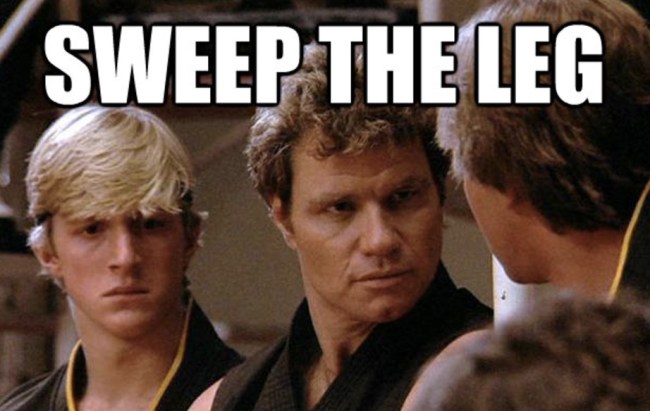 sweet the leg cobra kai
