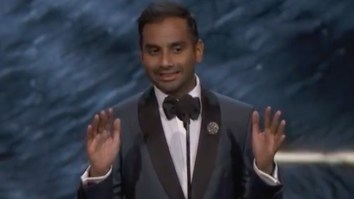 Aziz Ansari Goes On Hilarious Rant About Award Shows While Accepting Award At Award Show