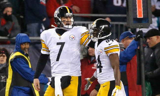 Ben Roethlisberger comments Antonio Brown sideline tantrum