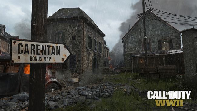 call of duty carentan map