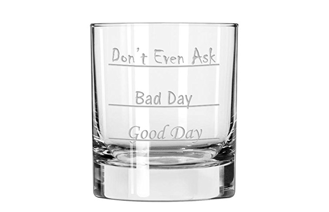 Good Day Bad Day Glass