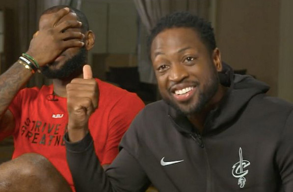 pandora lebron james dwyane wade espn interview