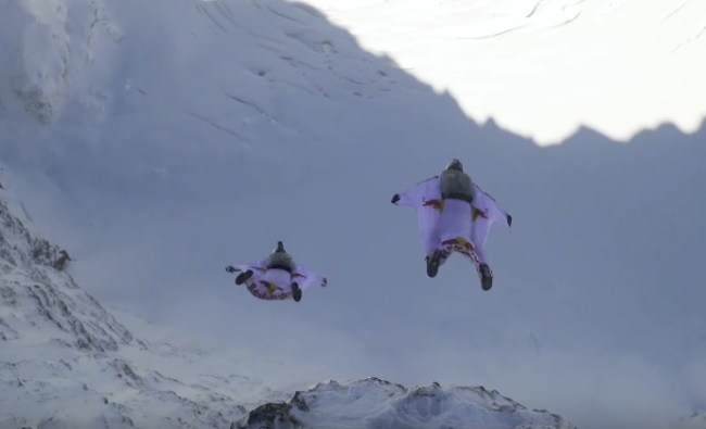 BASE Jump Swiss Alps