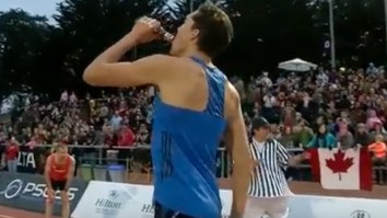 Watch This Canadian Dude Break The World Record In The Beer Mile With A 4:33 Finish
