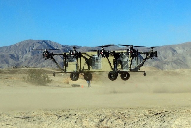 Black Knight Transformer Truck Helicopter Hybrid