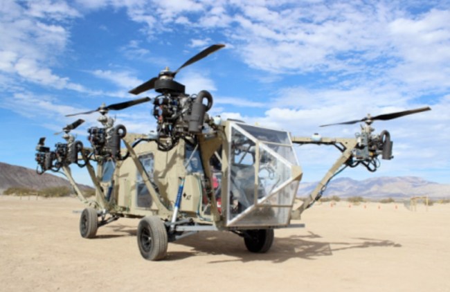 Black Knight Transformer Truck Helicopter Hybrid