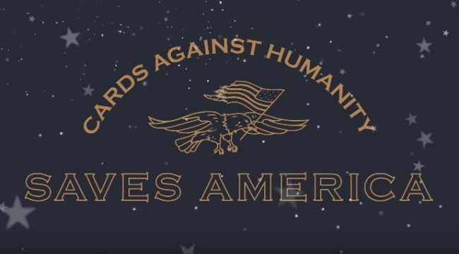 Cards Against Humanity Saves America