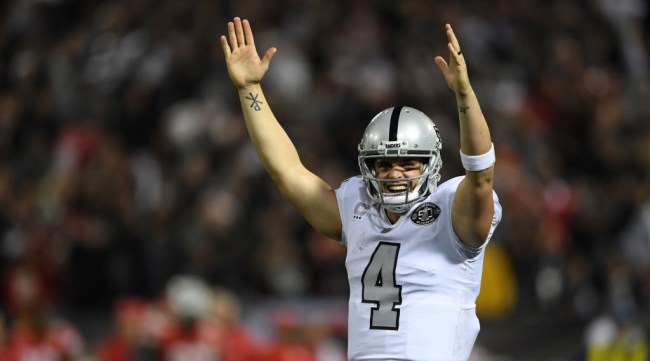 derek carr response mike grimes claims
