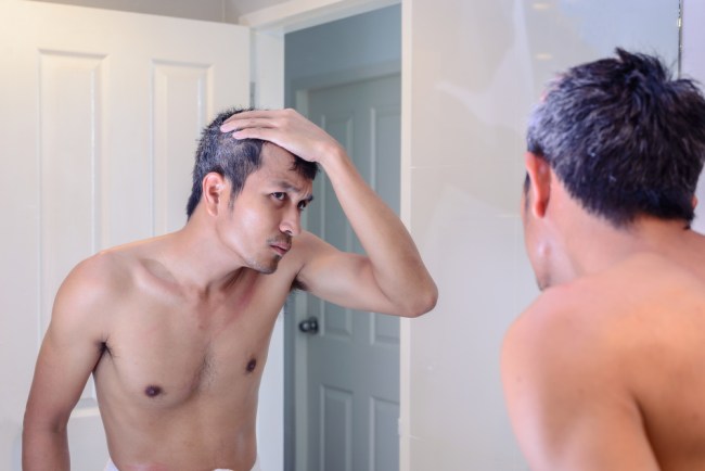gray hair