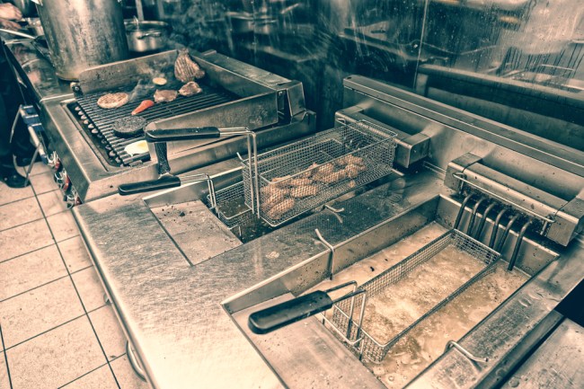 fast food deep fryer