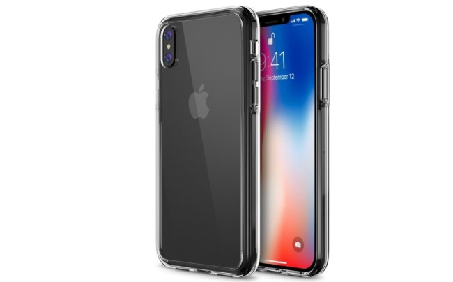 iPhone X Case, Trianium [Clarium Series] iPhone X Clear Case w/ Reinforced TPU Bumper Hybrid Cushion
