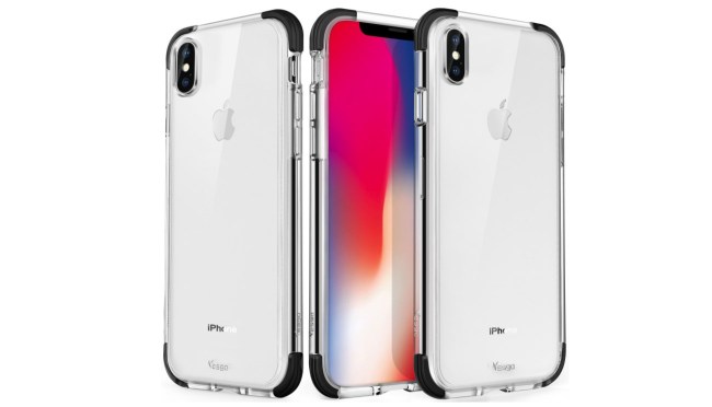 Yesgo iPhone X Case Cover Crystal Shock-Absorption Soft TPU Bumper 