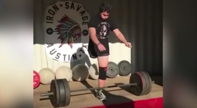 army vet amputee deadlift