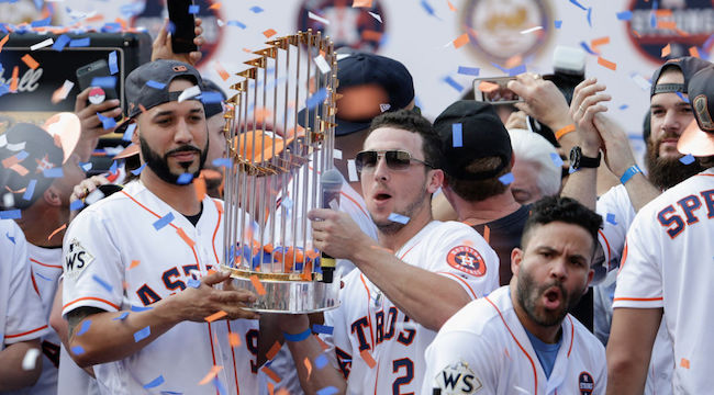 houston astros world series trophy