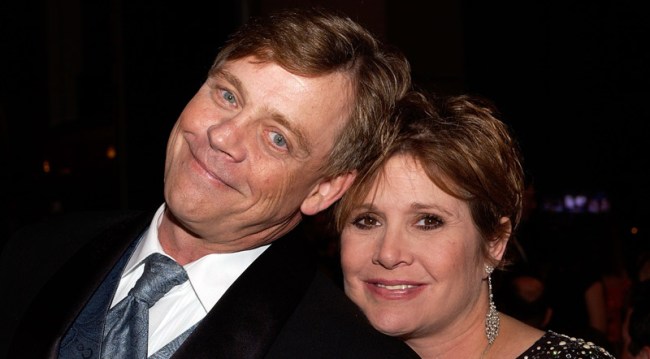mark hamill hooked up carrie fisher