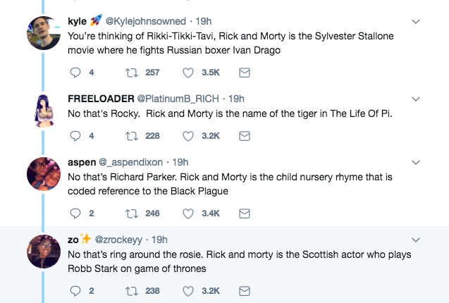 rick and morty twitter mega thread