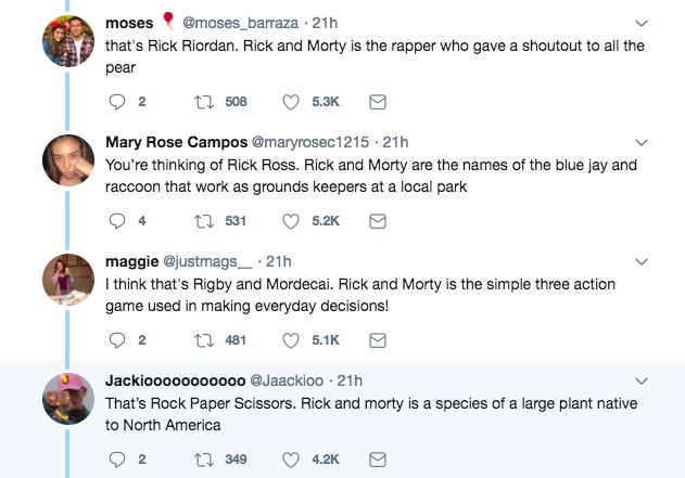rick and morty twitter mega thread