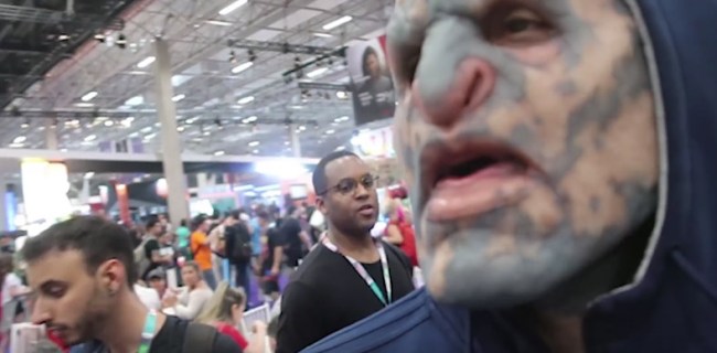 Will Smith Wore Mask Comic-Con Brazil