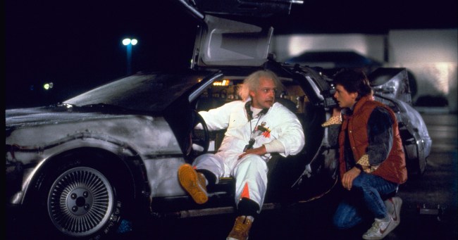 back to the future delorean