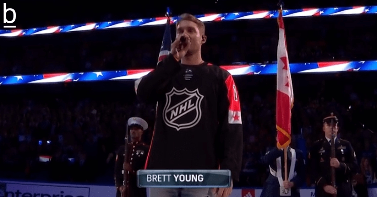 brett young anthem nhl