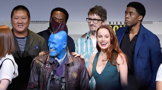 Brie Larson Captain Marvel Costume First Photos