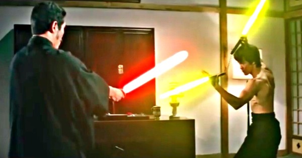 Bruce Lee Lightsaber Video Star Wars