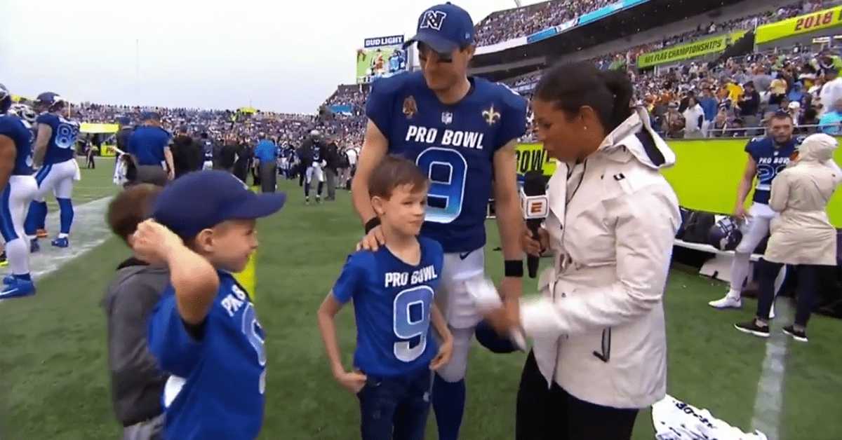 drew brees sons pro bowl