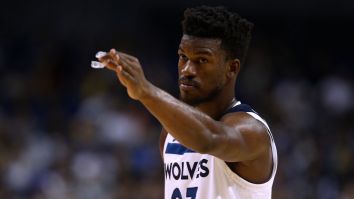 Wolves’ Jimmy Butler Shoots His Shot With Famous Olympian Lolo Jones