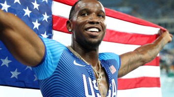 Olympic Gold Medal Sprinter Avoids Suspension By Claiming Failed Drug Test Was Caused By ‘Passionately Kissing’ His GF
