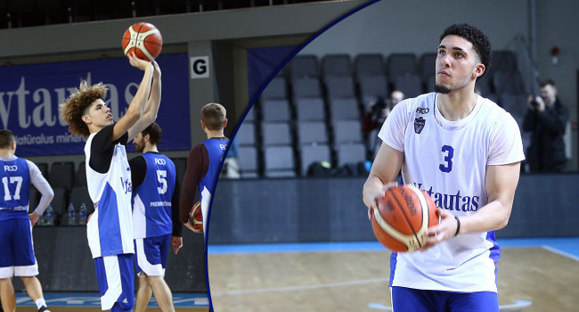 lamelo liangelo ball video clips lithuania