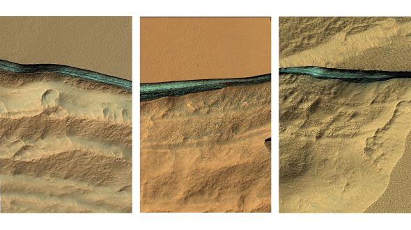 mars ice water