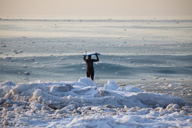 slurpee waves ice surfing winter