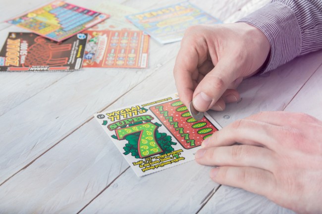 scratch off lottery ticket