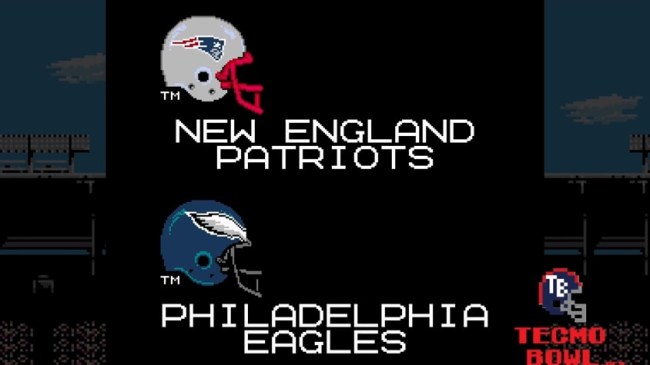 tecmo bowl super bowl 52