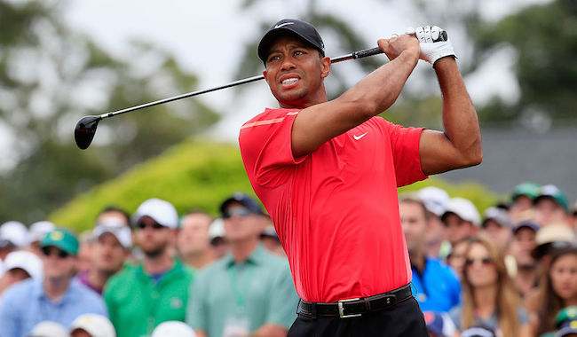 tiger woods driving