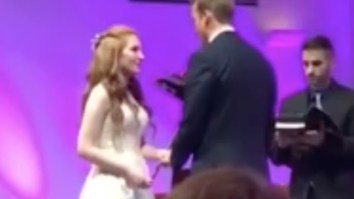 Groomsman Falls Flat On His Face In The Middle Of Wedding Ceremony, Takes Trip To Emergency Room