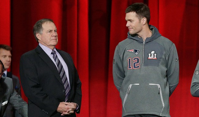 what makes bill belichick smile brady