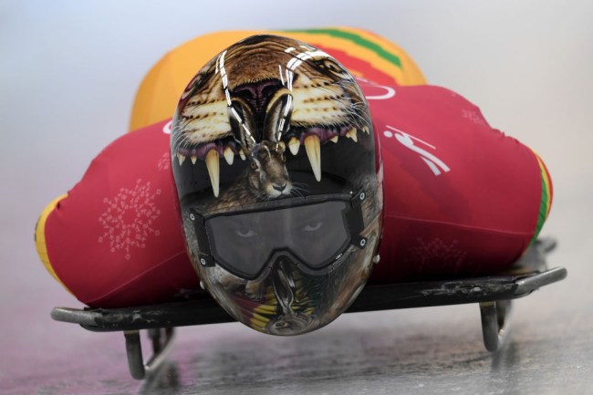 Akwasi Frimpong helmet