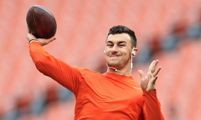 Johnny Manziel Arm Training UCLA