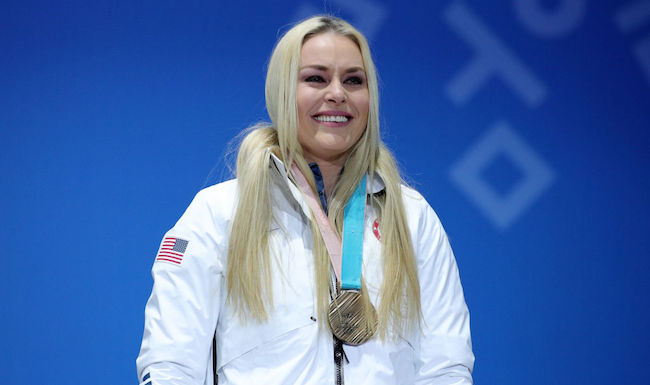 lindsey vonn bronze medal 2018 olympics