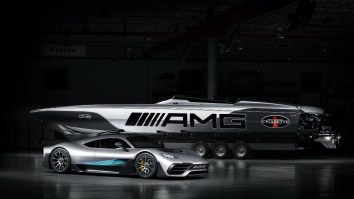 Mercedes-AMG And Cigarette Racing 515 Project ONE Racing Boat With 140 MPH Top Speed