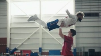 The Internet Reacts To Odell Beckham And Eli Manning’s Amazing ‘Dirty Dancing’ Super Bowl Commercial